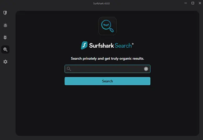 Surfshark Antivirus search