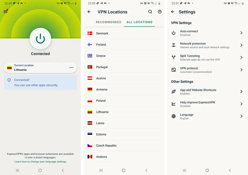 ExpressVPN Android