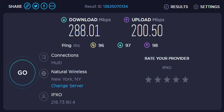ExpressVPN greitis JAV