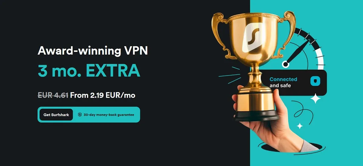 Surfshark akcija