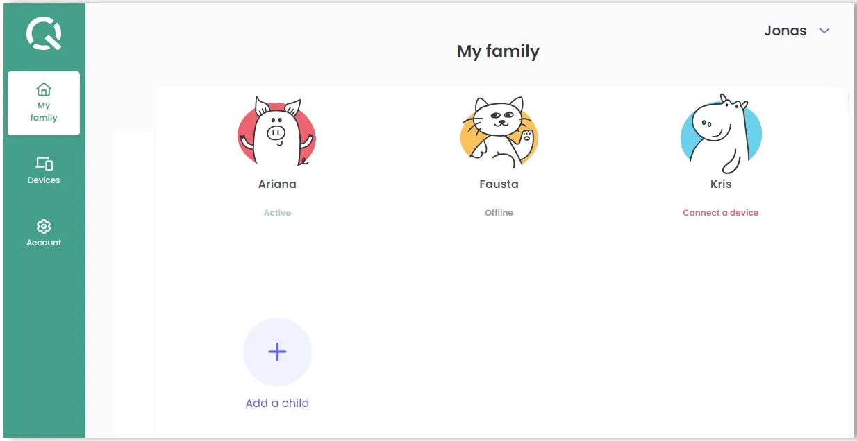 Qustodio app visai eimai