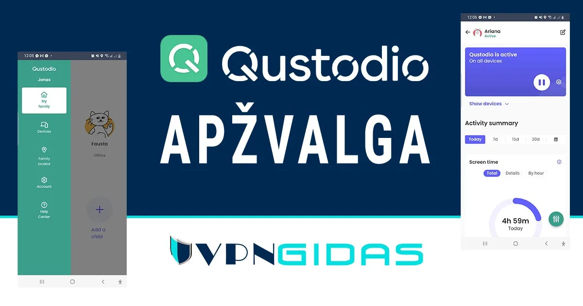 Qustodio atsiliepimai ir apžvalga