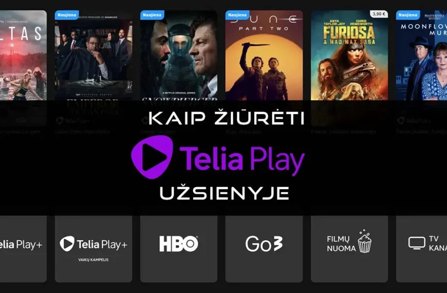 Telia Play televizija užsienyje