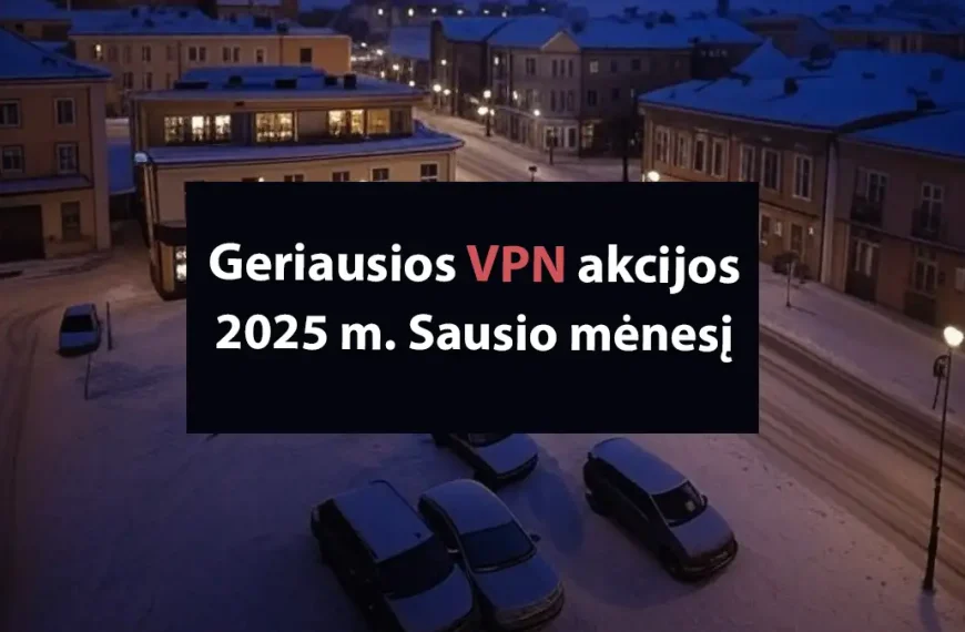 Geriausios VPN akcijos 2025