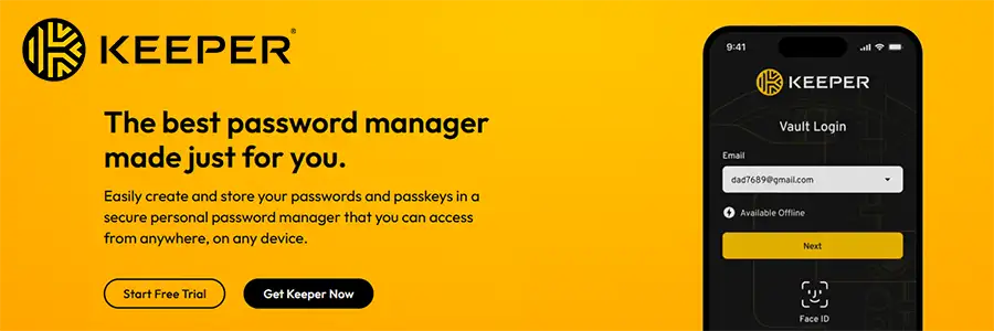 Keeper password manager
