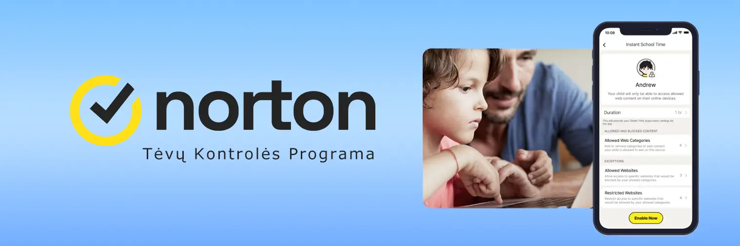 Norton tv kontrols programa