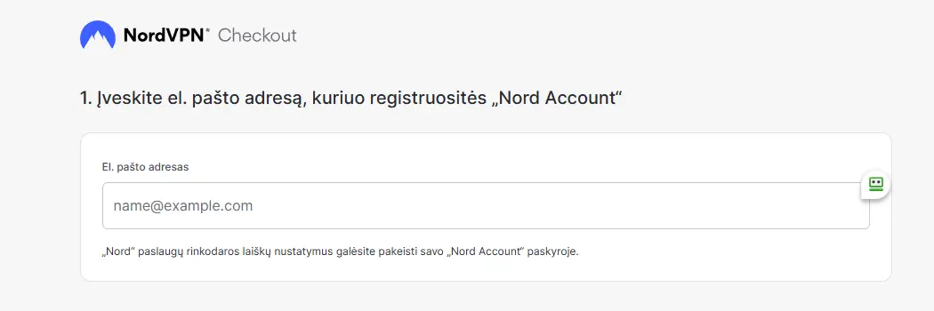 NordVPN Threat Protection registracija