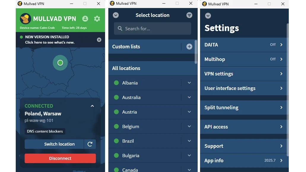 Mullvad windows app