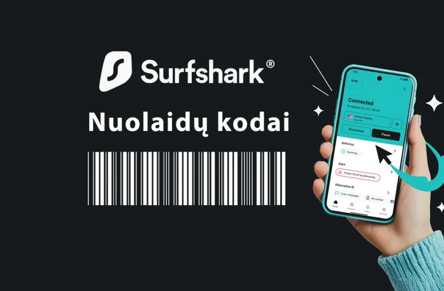 Surfshark nuolaidų kuponai