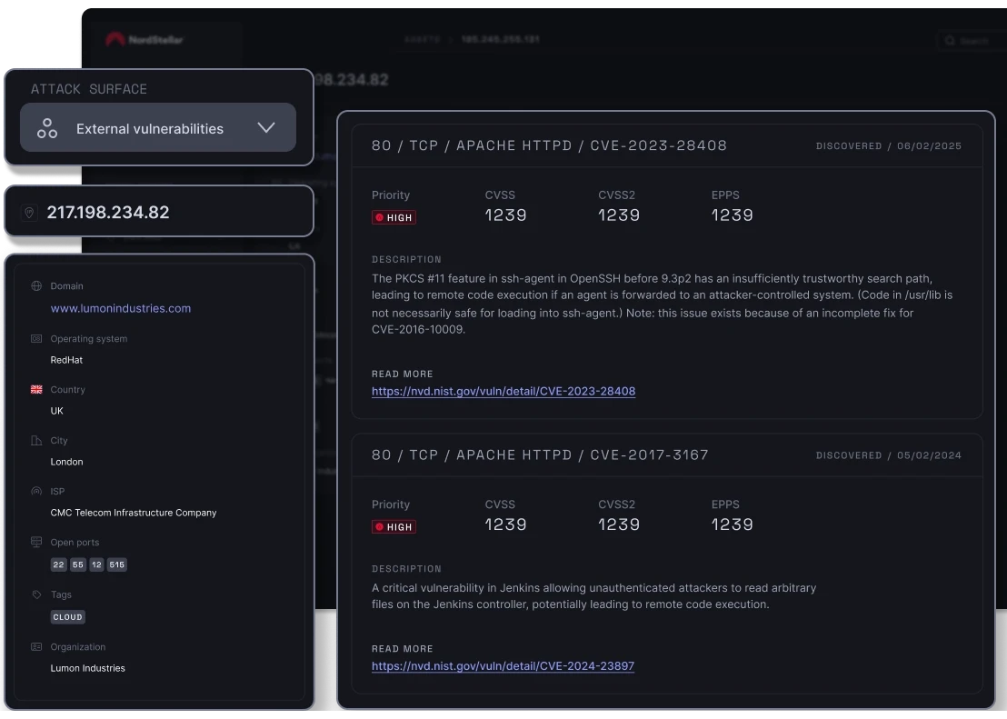 NordStellar iors atak paviriaus stebsena